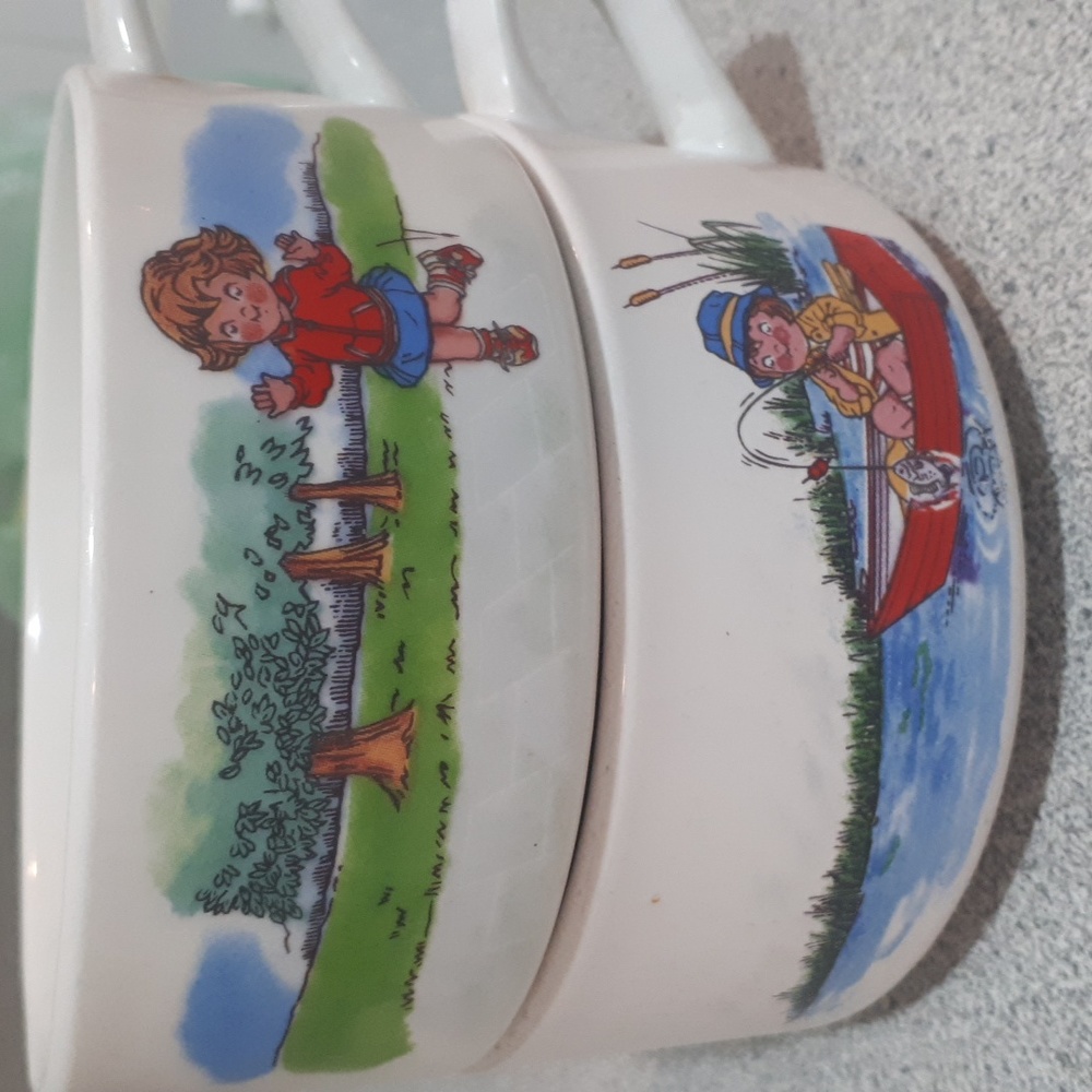Two vintage Campbell Soup bowls